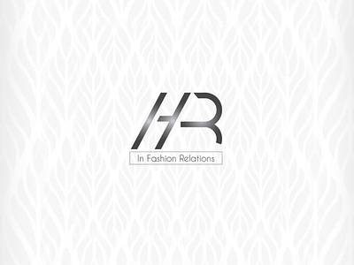 HR In Fashion Relations fashion graphic design illustration logo