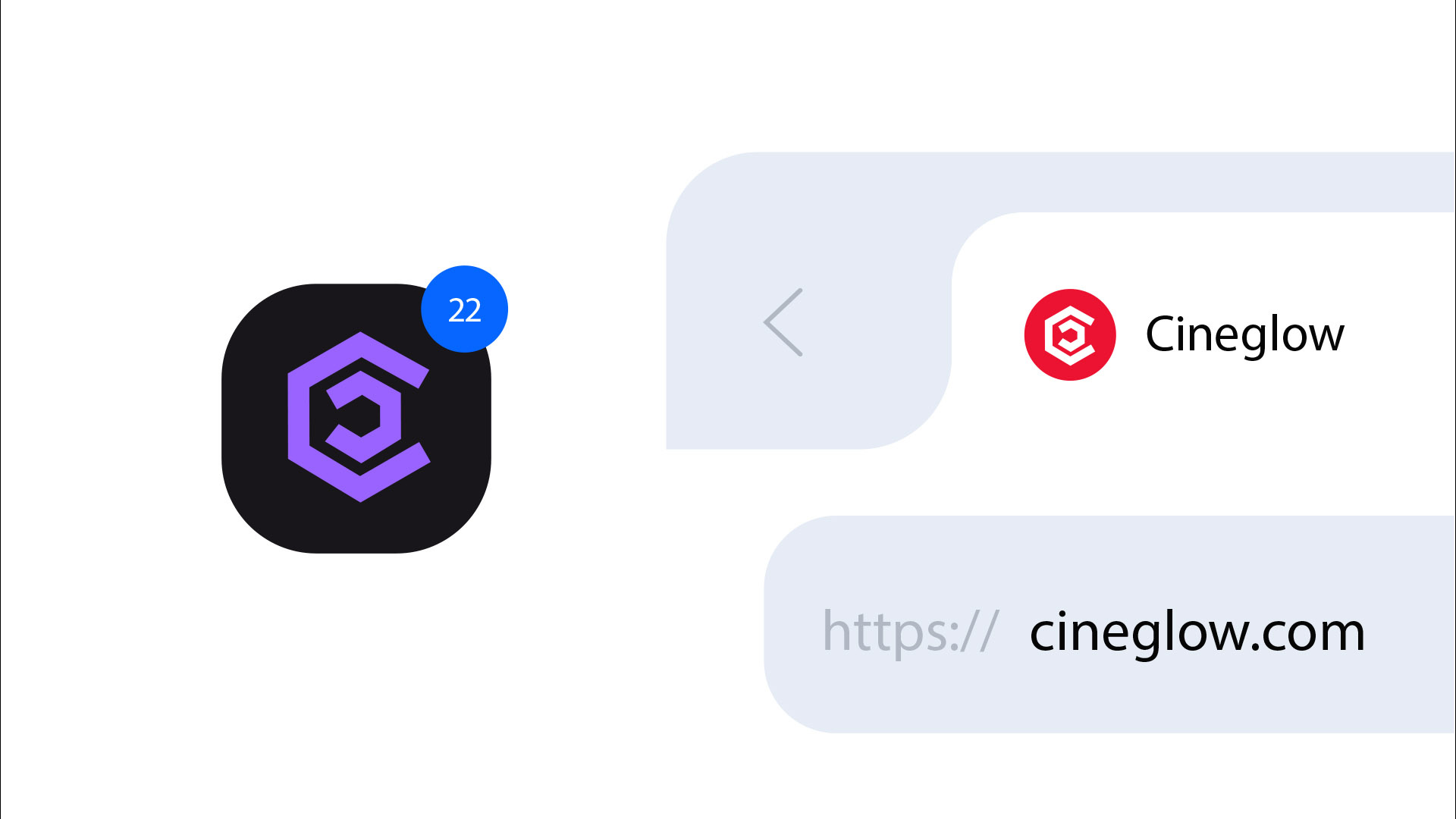 Cine Glow agency logo brand identity branding design graphic design illustration logo logo design logo inspiration motion graphics vector