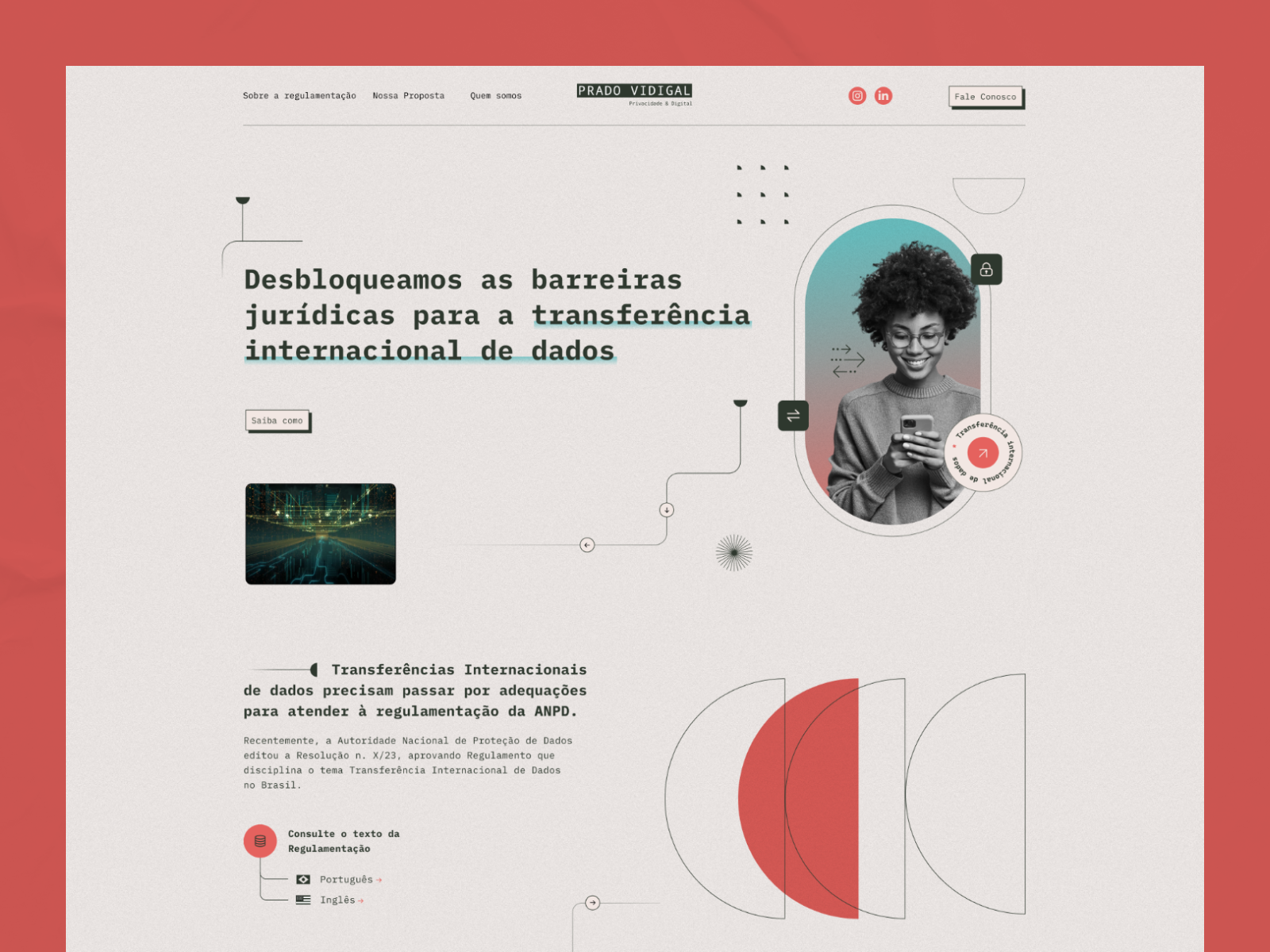 Landing Page - PradoVidigal banner design inspiration interface landing page product service startup web web design