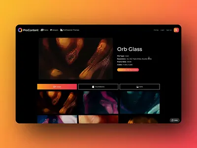 Modernized Library Site for Stock Video Content blackairplane interface motion graphics stock video ui ui design website