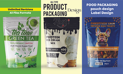 Pouch Packaging design food label food packaging graphic design label design packaging design pouch design pouch label pouch packaging design pouches product label design