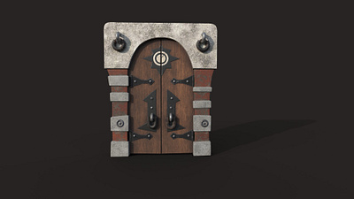 Viking Gate 3d branding fuegomotion game gate graphic design lowpoly props viking website
