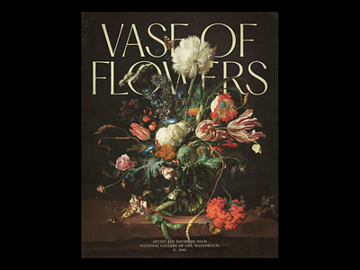 Vase of flowers Poster art dutch still life graphic design painting poster vase of flovers
