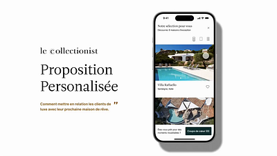 Le Collectionist étude de cas branding case study design le collectionist luxury product design travel ui ux