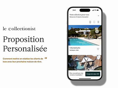 Le Collectionist étude de cas branding case study design le collectionist luxury product design travel ui ux