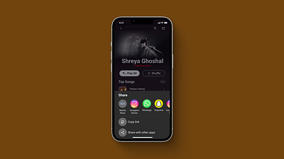 Share Feature - Daily UI Challenge Day 10 app daily ui design ui ux