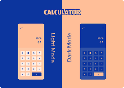 Calculator Design branding dail dailyui design graphic design illustration logo mobileui ui vector