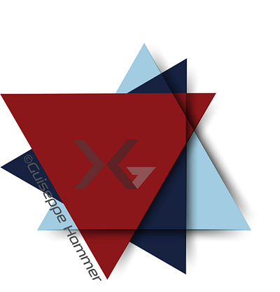 Logo Triangles branding color theme geometry gestalt principles graphic design law of closure logo symbols visual perception