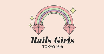 Logo Design for Rails Girls Tokyo 16th branding design graphic design illustration logo typography