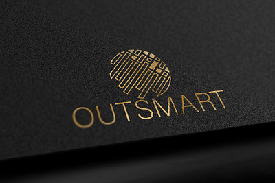 Logo for OUTSMART brand identity brandguide branding business colors entrepreneur flat graphic design icon logo logodesign marketing style styleguide typography