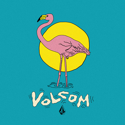 Volcom + Ron Jon branding graphic design t shirt design