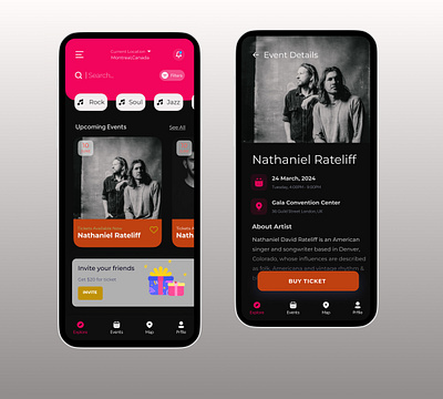 Fly Music App branding figma ui ux