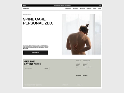 Spineflex® branding graphic design ui ux web web design