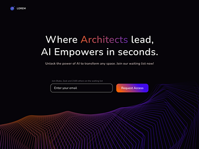 Coming Soon Page - Landing Page architects background branding button coming soon comingsoon design homepage landing login logo mail page request acces sign up ui ux