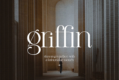 Griffin - Modern Serif branding delicate font elegant font logo logo fonts playful font