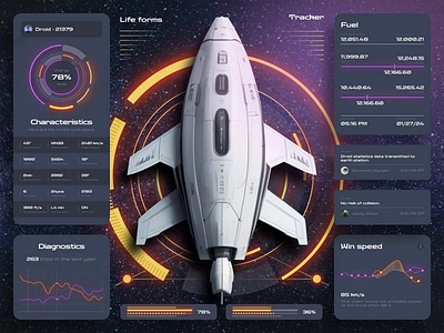 Stellar Navigator: High-Tech Spacecraft UI animation astrodesign cosmicui creativeui dashboarddesign datavisualization digitaldesign futuristic graphic design interactiondesign scifidesign spacecraftui spaceexploration spacetech technology techui ui uidesign userinterface ux