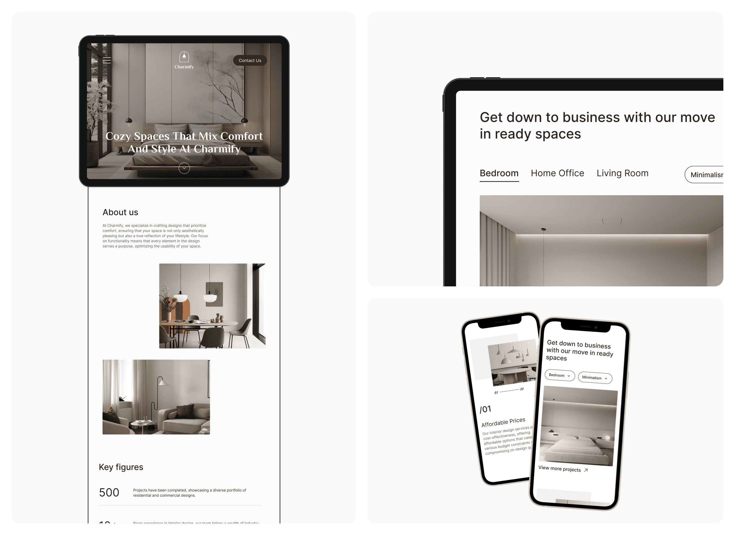 UX/UI design for an Interior Design Service by Diana on Dribbble