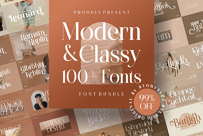 SALE! Mega Bundle 100+ Modern Font! boho font branding chic font fashion hipster logo font minimal font modern font retro font vintage font