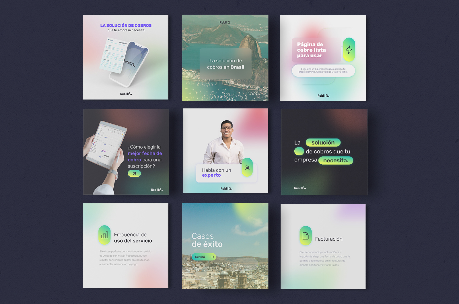 Example of Monthly Social Media Design Support