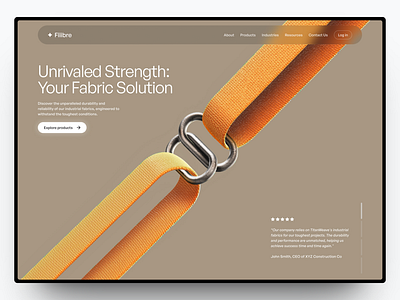 Fiiibre - Website Design branding design graphic design landing page ui web design website