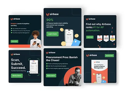 Airbase Ad Creatives ad creatives ad design ads branding design graphic design illustration logo social media ads ui