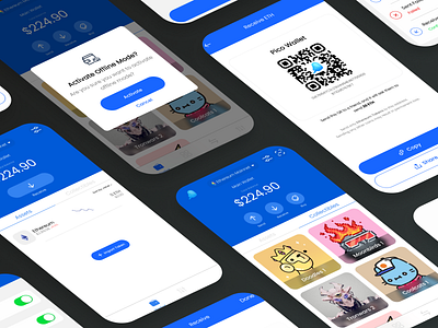 PicoWallet Crypto Wallet Mobile Development app design app development branding crypto wallet crypto wallet development design design agency design subscription graphic design mobile design mobile development trilogy trilogy studios ui ui design ux