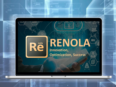 Renola logo adobe illustrator branding logo