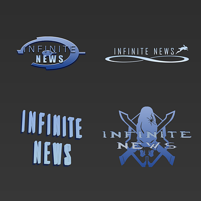 Infinite News Logo Samples branding graphic design logo