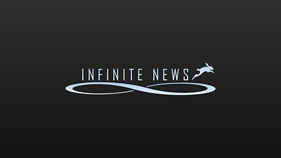 Infinite News Logo branding graphic design logo typography