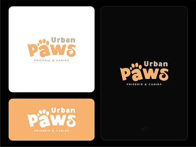 Urban Paws ▸ Logotype branding design logodesign logotype typography