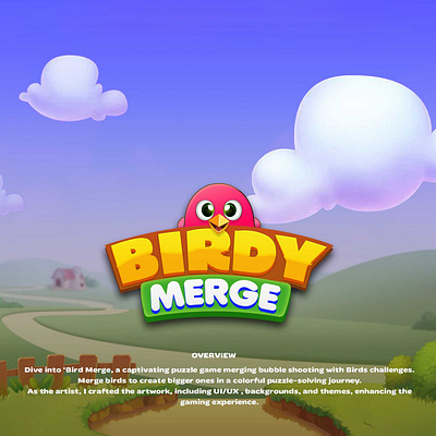 Birdy Merge - UI/UX Design branding conceptart gamelogo graphic design logo ui