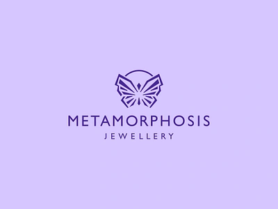 Metamorphosis Logo branding design graphic design illustration logo minimal typography vector