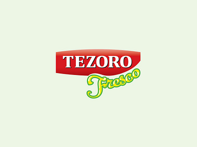 Tezoro Fresco Logo branding design graphic design illustration logo minimal typography vector