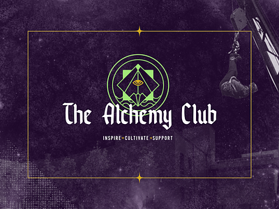 Alchemy Club Brand art direction logo logo design