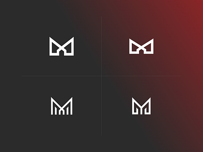 "M" - Logomark Exploration art direction logo logo design logomark