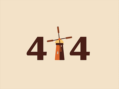 404 error loader animation for a bread association 404 404 animation animation branding graphic design motion design motion graphics windmill