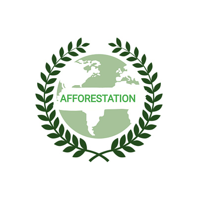 Afforestation 3d logo