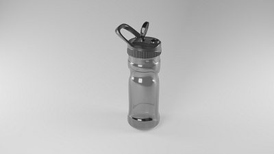 3D modeling of a water bottle. 3d 3d modeling blender illustration project