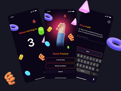 Game feature mobile app UI design game mobile app mockup ui ui ux