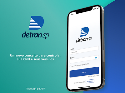 Redesign APP Detran SP app arquitetura da informação figma heurística illustrator metodologia personas pesquisa qualitativa prototype redesign style guide taskflow teste ui userflow ux ux research wireframe