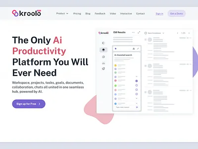 Ai Landing Page Redesign Design ai ai landing page ai startup ai tools ai website business chat bot home page landing page saas landing page ui design web web3 landing page web3 website website
