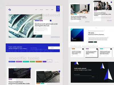 Kauffman Fellows — Journal blog branding clean design journal landing post ui ux vc venture web web design website