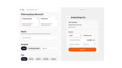 Creating payment links — SaaS for service-based businesses app b2b b2c card checkout design figma invoice minimal modern payment payments product design saas service shopify stripe transaction ui ux