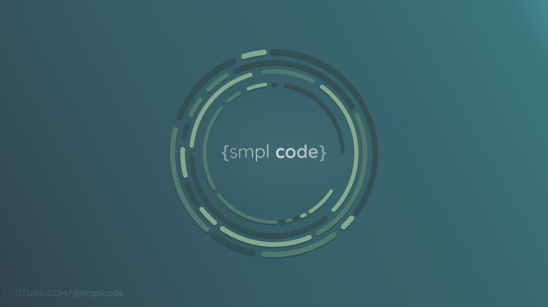 Example of YOUTUBE CHANNEL - smpl_code