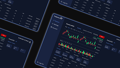 Traderex.io development trading webdesign