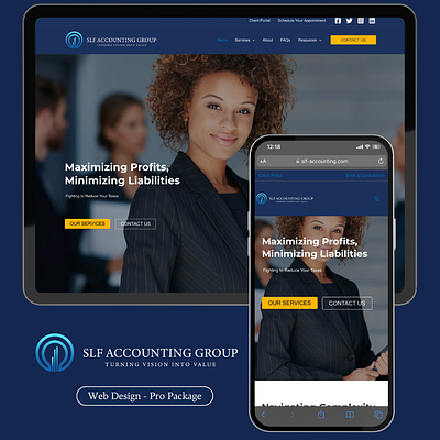 Web Design: SLF Accounting Group - Pro Package