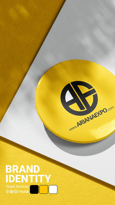 arianexpo brand branding design logo