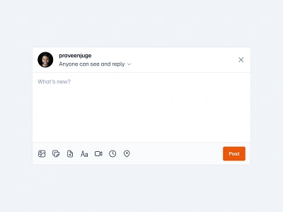 Post Textbox ✍️ add button buttons design icons input input field minimal new post post box saas text textarea textbox ui web design