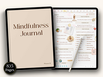 Digital Mindfulness Journal diary journal digital diary digital journal digital journal design digital journal for ipad digital journaling digital mindfulness journal digital mindfulness planner digital planner goodnotes goodnotes journal goodnotes planner goodnotes template hyperlinked journal ipad journal ipad planner journal mindfulness journal notability undated digital planner