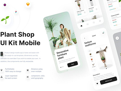 Plant Shop apple atm chat chat app chatting ecommerce ecommerce templates ios ios app online shop online store plant mockup plant shop register store ui and ux ui design ui ux
